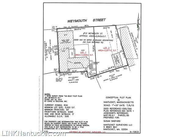 10 Weymouth Street (Portion of) Nantucket Image