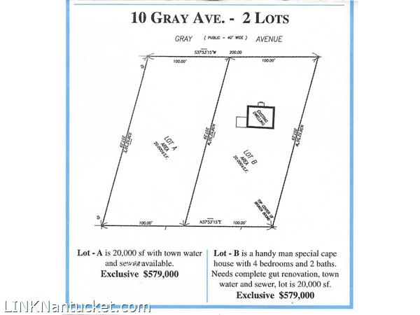10 Gray Avenue ( A & B ) Nantucket Image