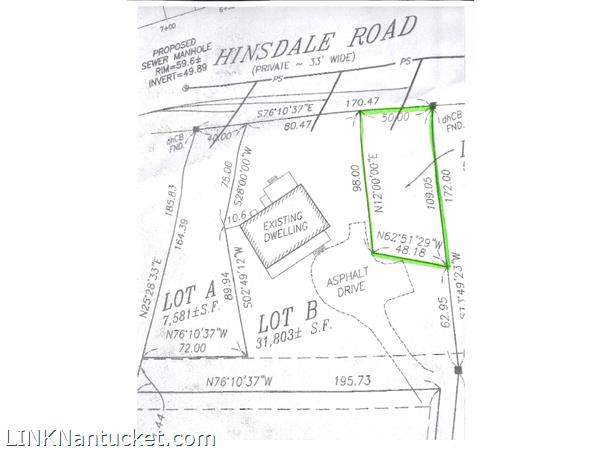 31 Pine Crest Drive (portion of; Lot C) Nantucket Image